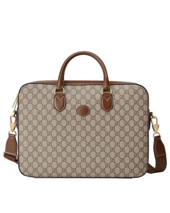 Gucci Business Case With Interlocking G 674140 Coffee