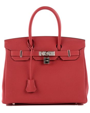 Hermes Birkin 30 Bag Togo Leather