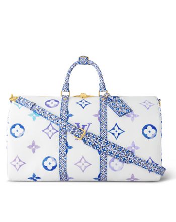 Louis Vuitton Keepall Bandouliere 45 M10254 Blue