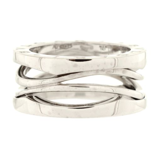 B.Zero1 Design Legend Zaha Hadid Three Band Ring 18K White Gold